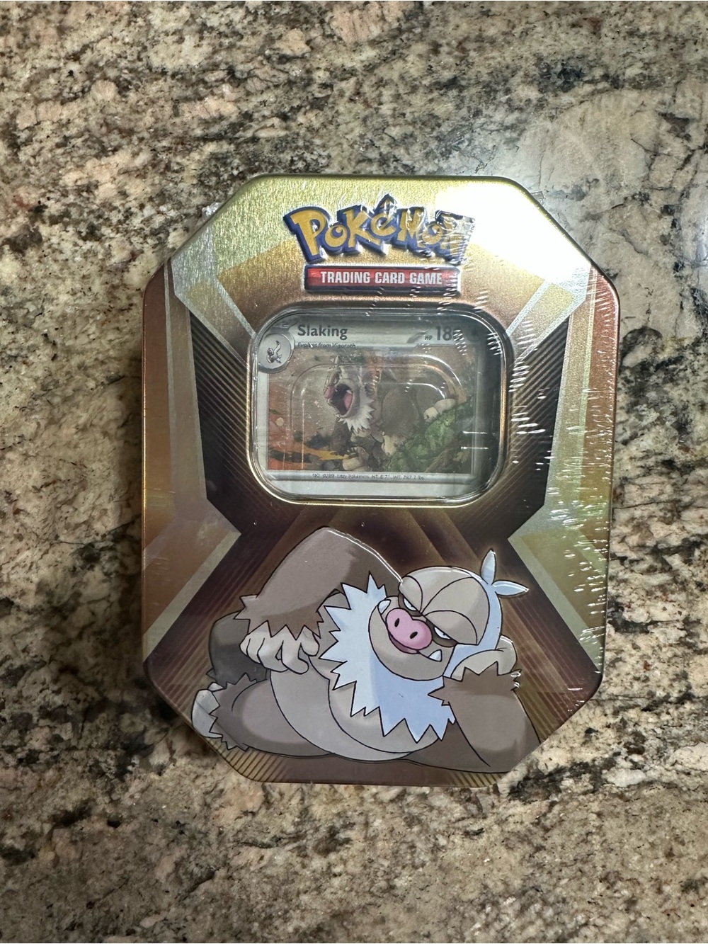 Slaking Collectors Tin - Pokemon TCG - Factory Sealed Brand New Rare Hot